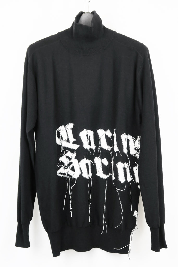 Nude:MM 12GG Intersia Jaquard Hi-neck Knit