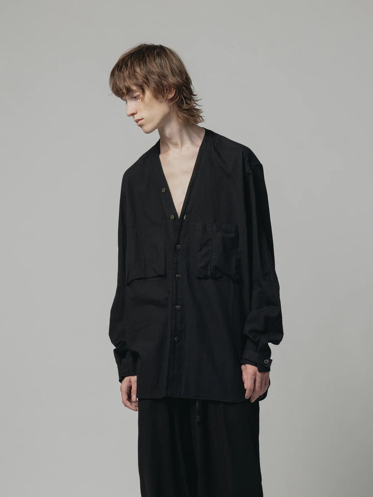 TVA Cotton Linen V Shirt