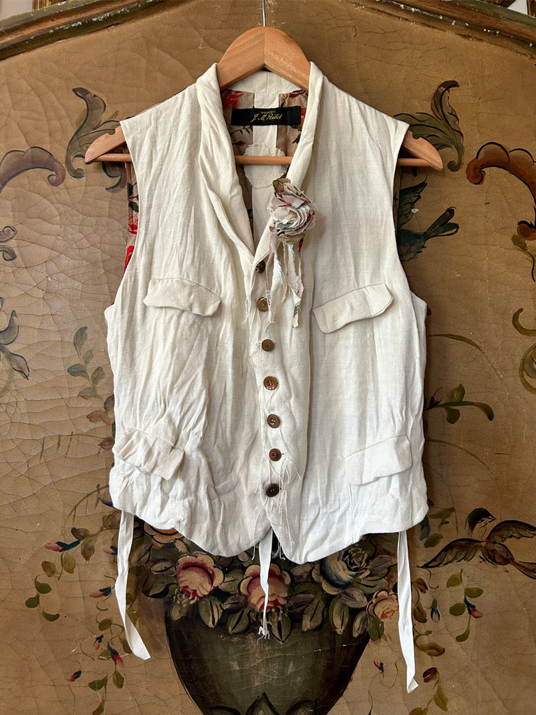 Archivio J.M. Vest With Brooch