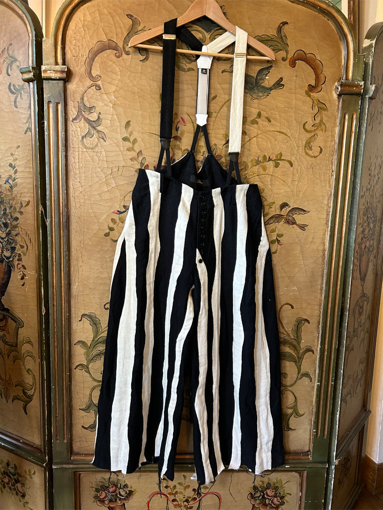 Archivio J.M. Striped Trousers With Suspenders (SOLD OUT)
