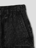 JuunJ Skin Washed Denim Wide Cargo Shorts