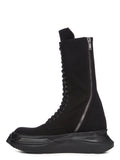 Rick Owens EDFU Denim Cargo Army Abstract Boots