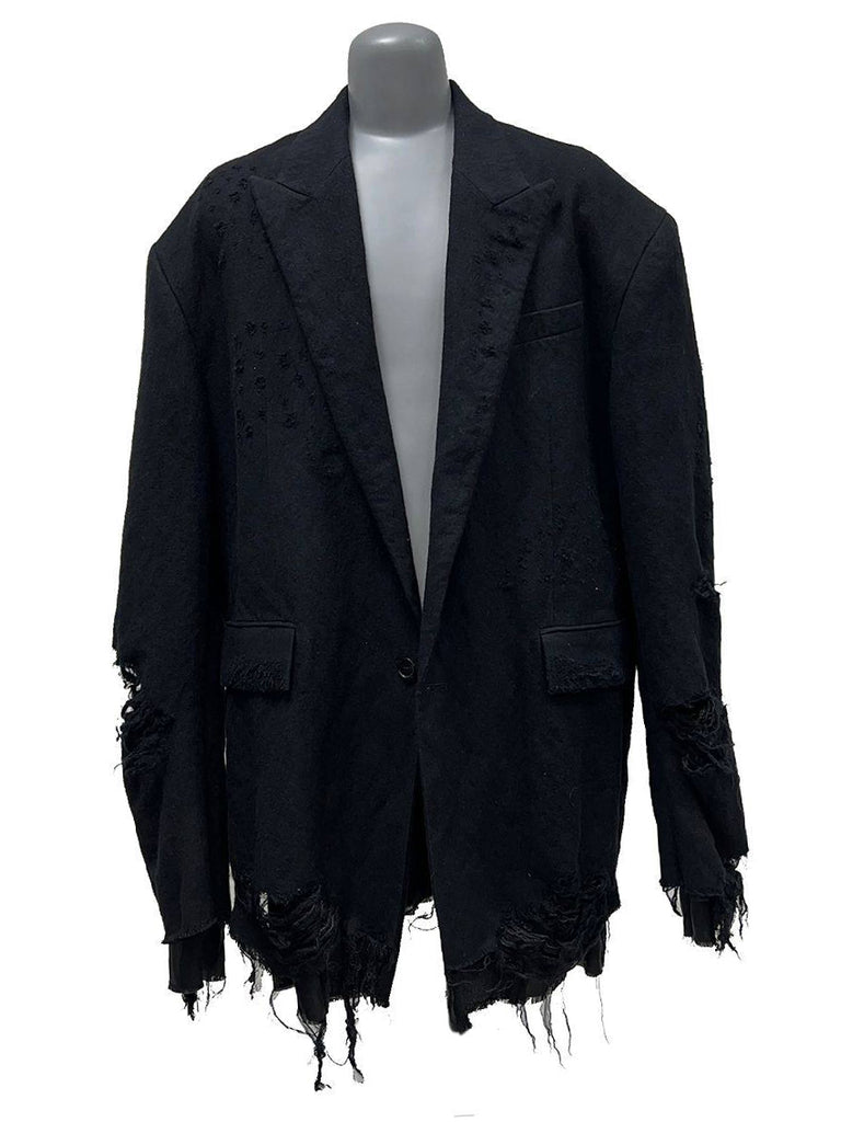 Juun.J Runway Distressed Wool Jacket