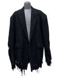 Juun.J Runway Distressed Wool Jacket