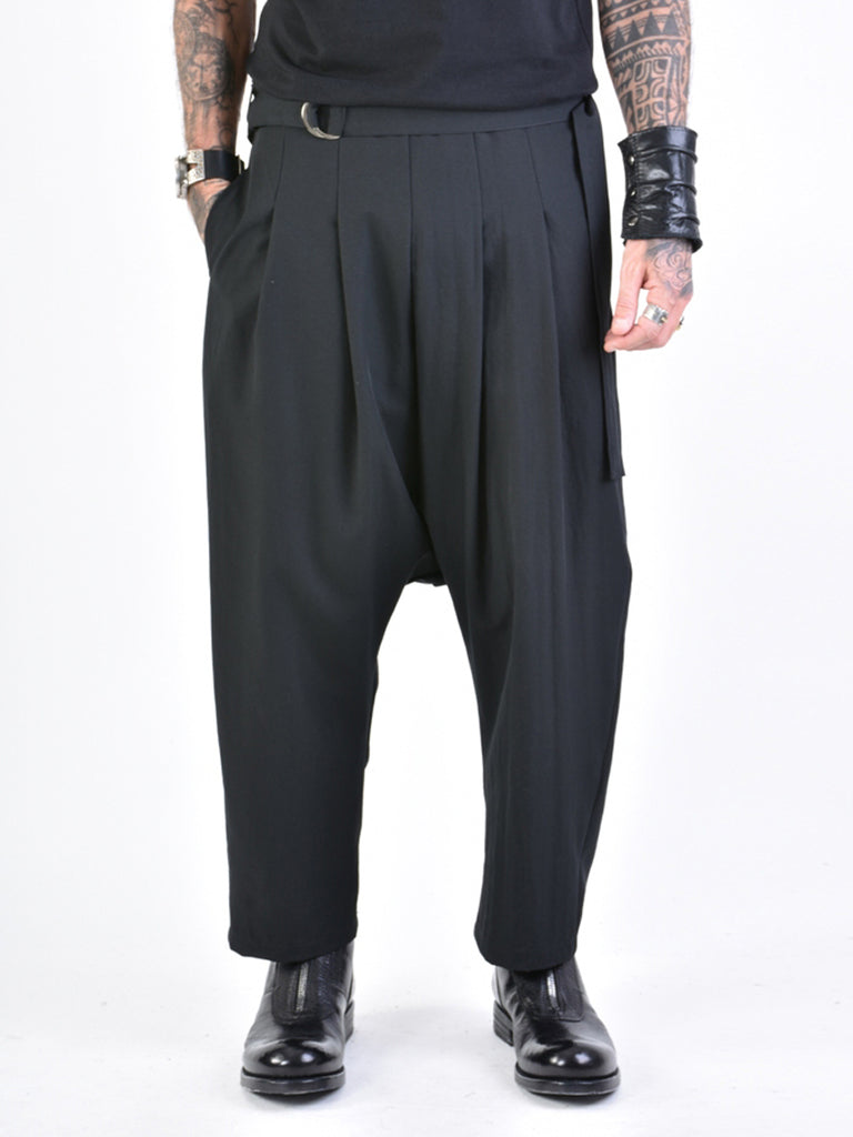 La Haine Inside Us Stretch Low Crotch Fluid Trousers