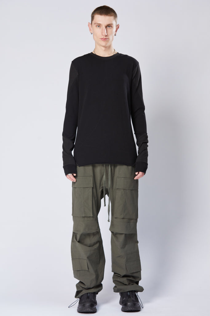 Thom Krom Panel LS T-shirt