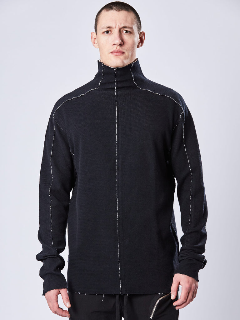 Thom Krom Stitch Hi-Neck LS Top
