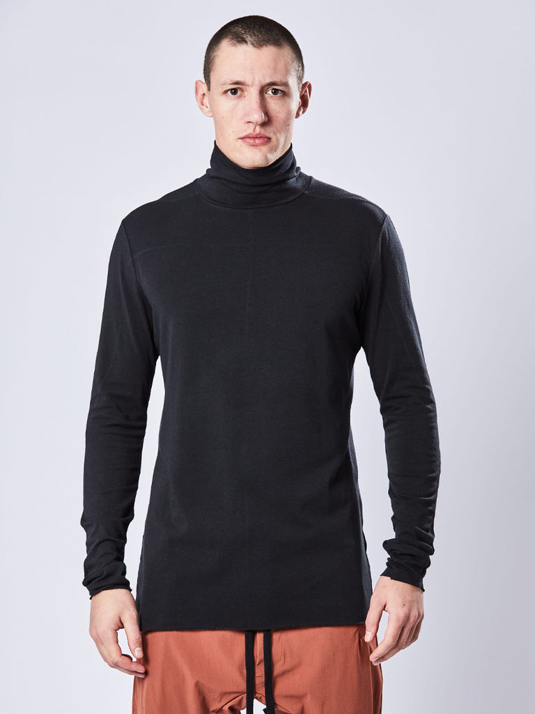 Thom Krom Slim Fit Hi-Neck LS T-shirt