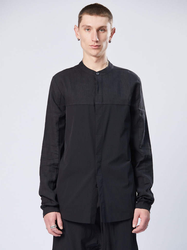 Thom Krom Panel LS Shirt