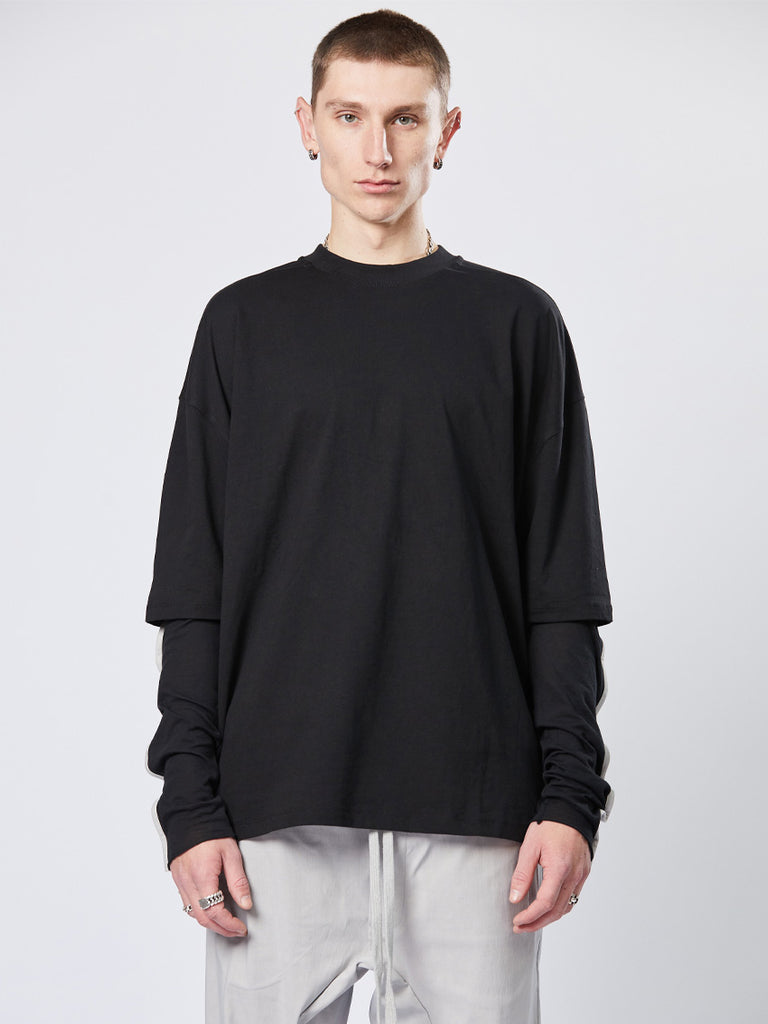 Thom Krom Layered LS Sweatshirt