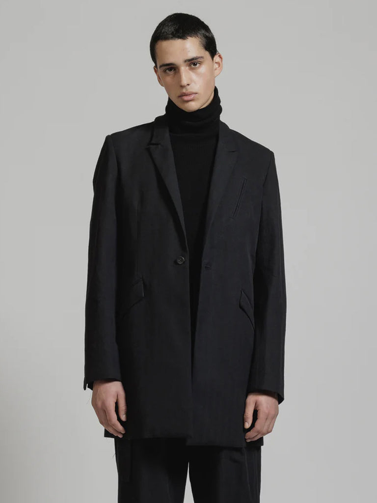 The Viridi-Anne Herringbone Blazer