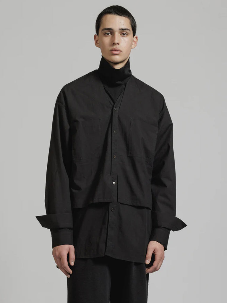 The Viridi-Anne Layered V Neck Shirt