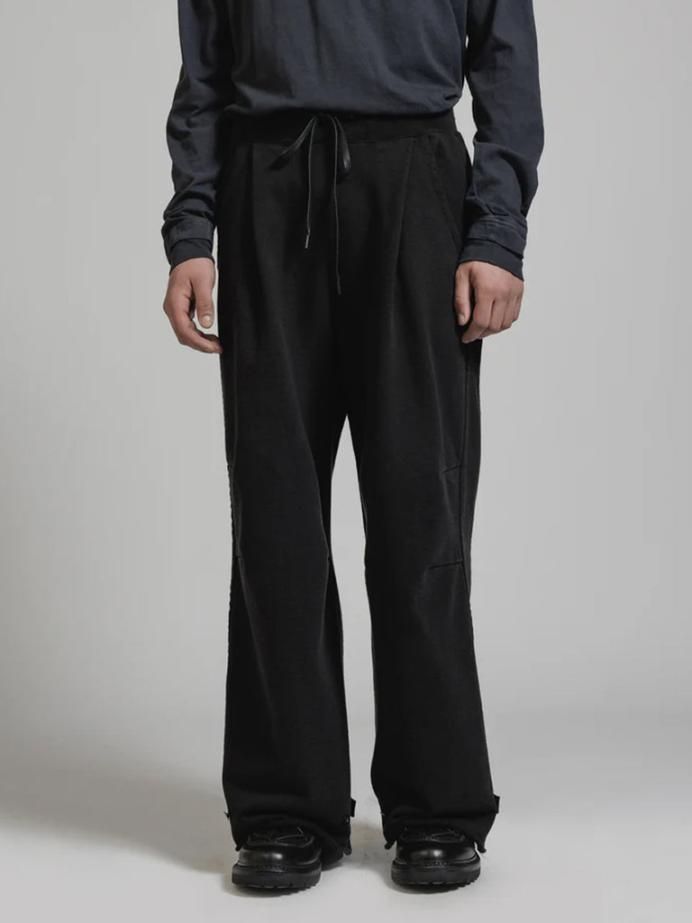 The Viridi-Anne Garment Dye Heavy Jersey Wide Sweat Pants