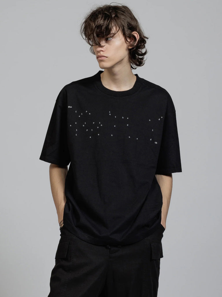 The Viridi-Anne Object Dyed Printed SS T-shirt
