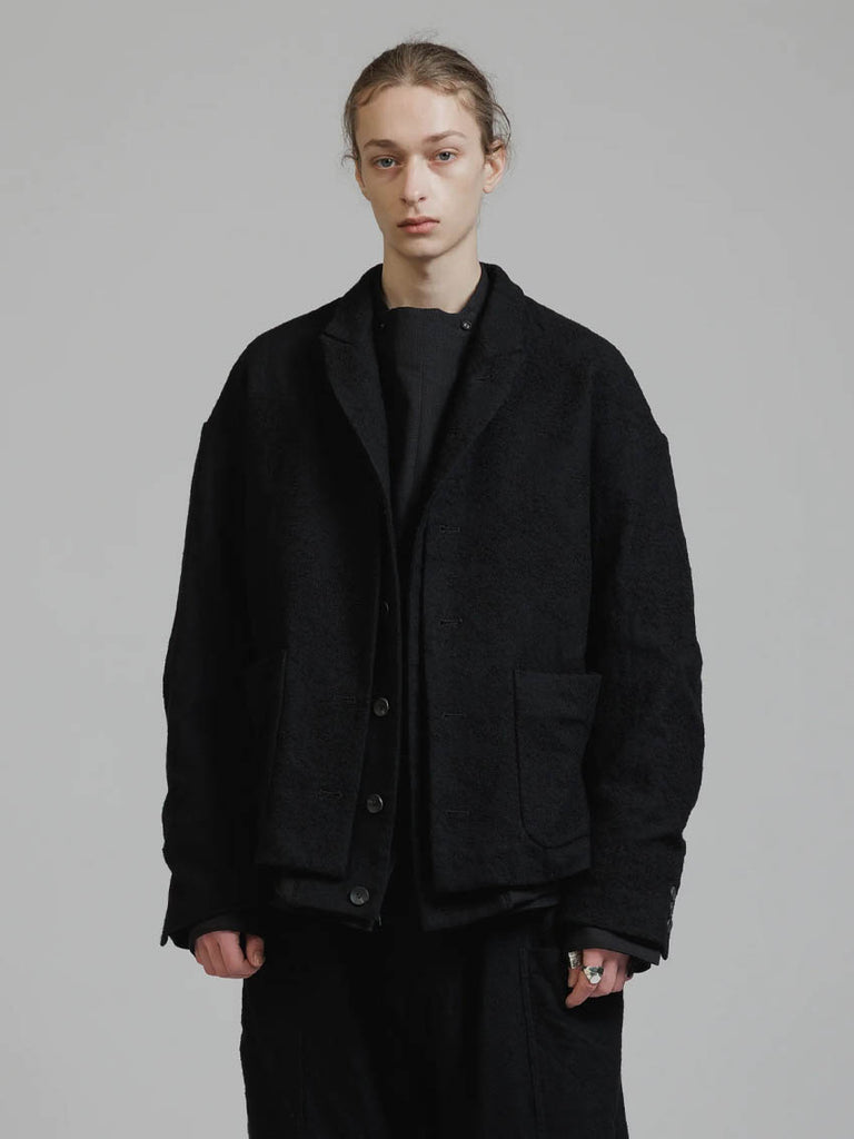 The Viridi-Anne Embroiderred Twill Double Layered Blazer