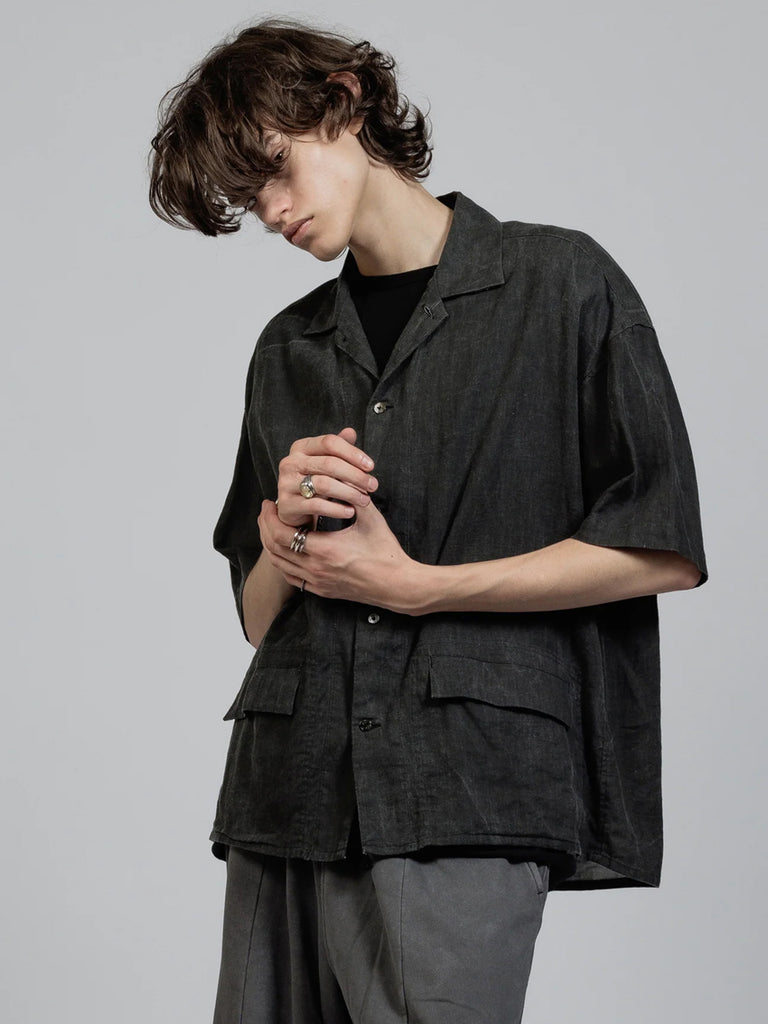 The Viridi-Anne Pigment Printed Viyella SS Shirt