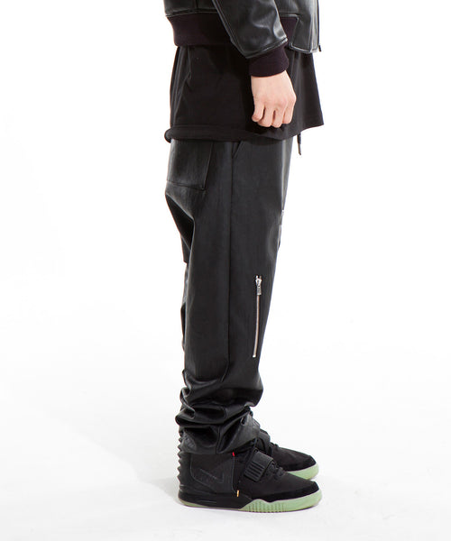Hupot Zipper Drop Crotch Pants – DARK WAVE
