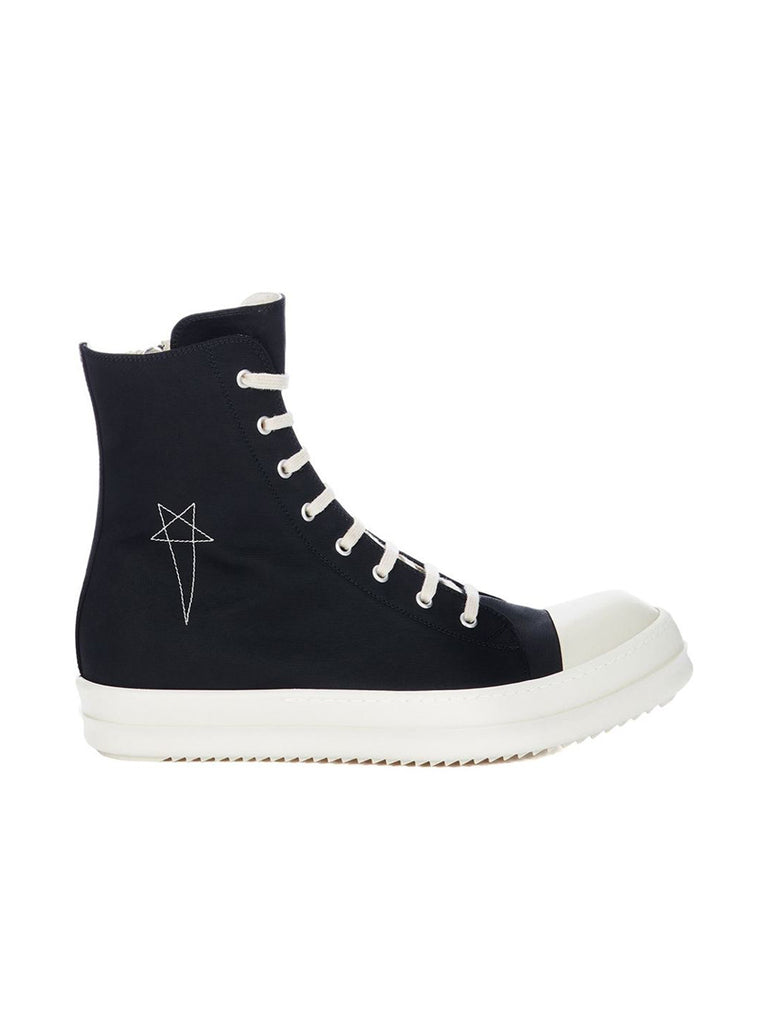 Rick Owens EDFU Pentagram Stitch Nylon Sneakers