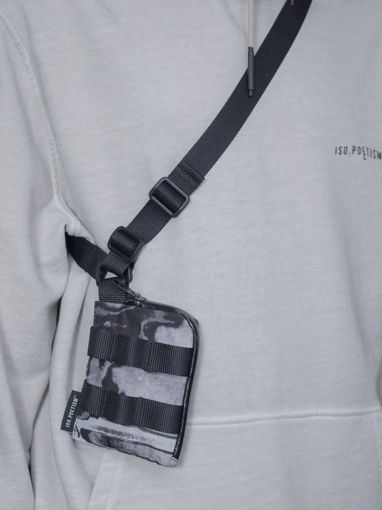 TBN Black Liquid Wallet with Adjustable Strap