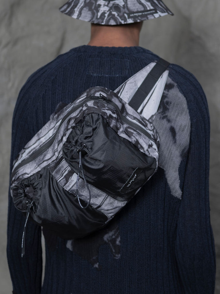 TBN Black Liquid Cross Body Bag