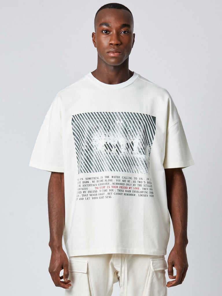 Thom Krom There is something Graphic Oversized T-shirt
