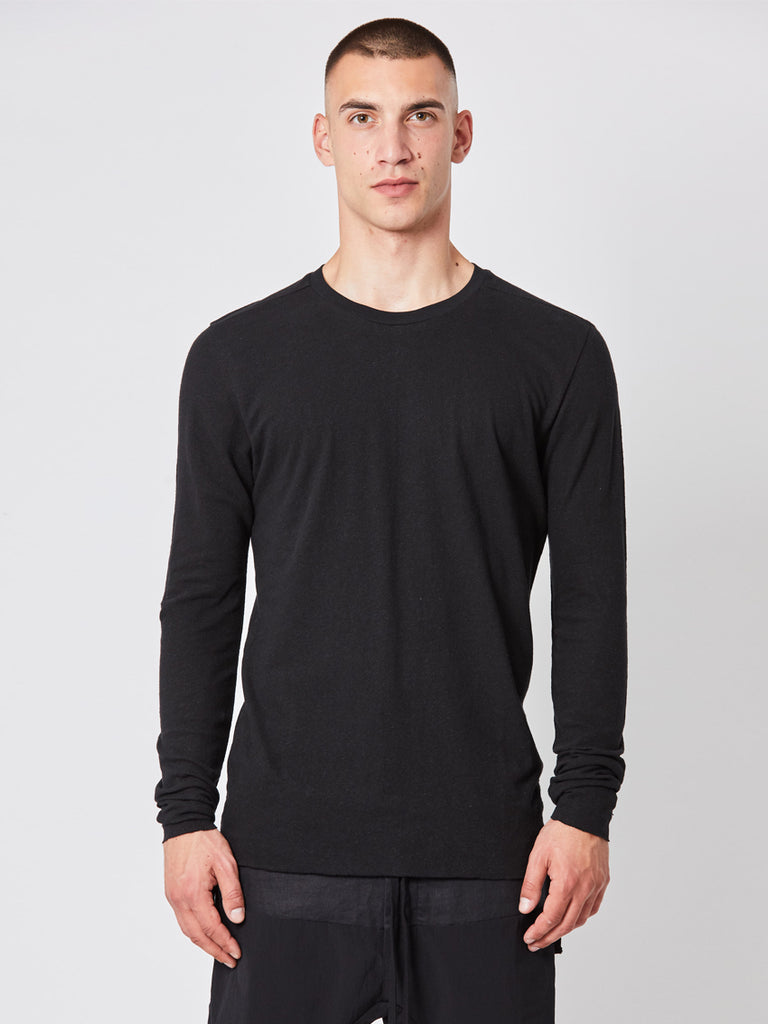 Thom Krom Cross Stitch Slim LS T-shirt