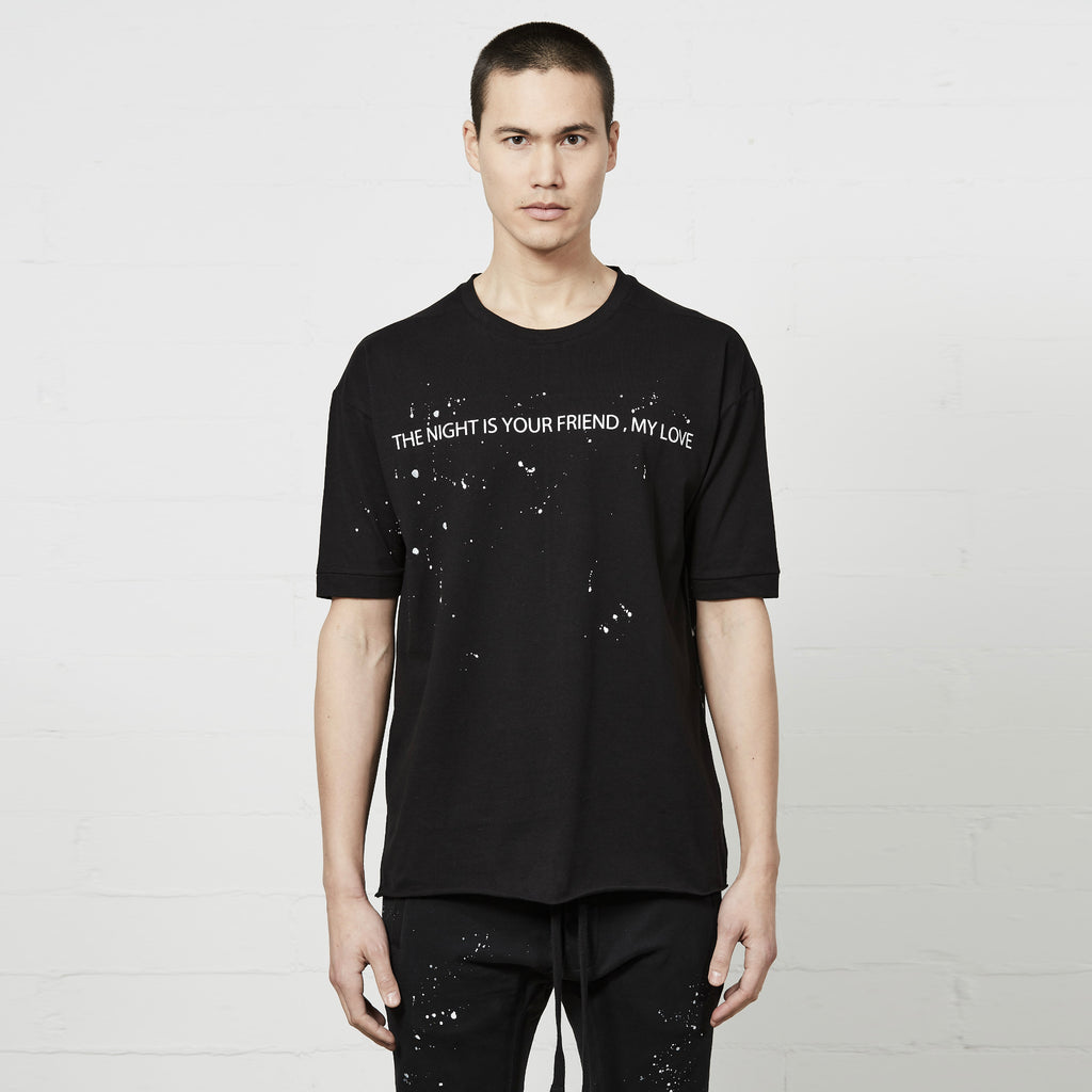 Thom Krom Night Paint Splatter T-shirt