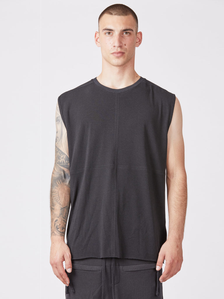 Thom Krom Hidden Lining Cross Tank Top