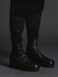 TVA Lace-up In Heel Leather Boots