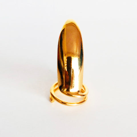Fangophilia Nail Ring Gold