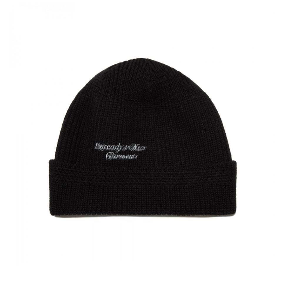 ZNY Unready To Wear Knitted Beanie 1 Black