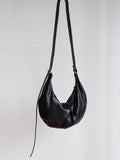 0.Hide Pleated Sling Bag