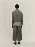 Ziggy Chen Cropped Patchwork Jacket