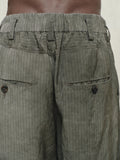 Ziggy Chen Striped Drawstring Trousers