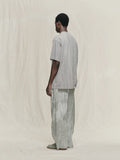 Ziggy Chen Henley Neck Gathered T-shirt