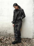 Blackmerle Trucker Jacket Ink Coat