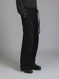 The Viridi-Anne Black Denim Wide Pants