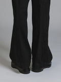 The Viridi-Anne Black Denim Wide Pants