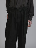 The Viridi-Anne Black Denim Wide Pants