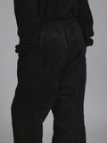 The Viridi-Anne Black Denim Cargo Pants