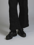 The Viridi-Anne Black Denim Cargo Pants