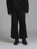 The Viridi-Anne Black Denim Cargo Pants