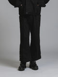 The Viridi-Anne Black Denim Cargo Pants