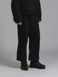 The Viridi-Anne Black Denim Cargo Pants