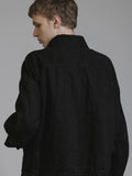 The Viridi-Anne Black Denim Jacket