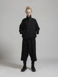 The Viridi-Anne Object Dye Wool Drop-crotch Half Pants