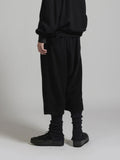 The Viridi-Anne Object Dye Wool Drop-crotch Half Pants