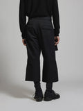 The Viridi-Anne Herringbone Wide Cropped Pants