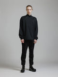 The Viridi-Anne Diagonal Henley Neck T-shirt