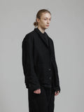 The Viridi-Anne Embroiderred Twill Double Layered Blazer